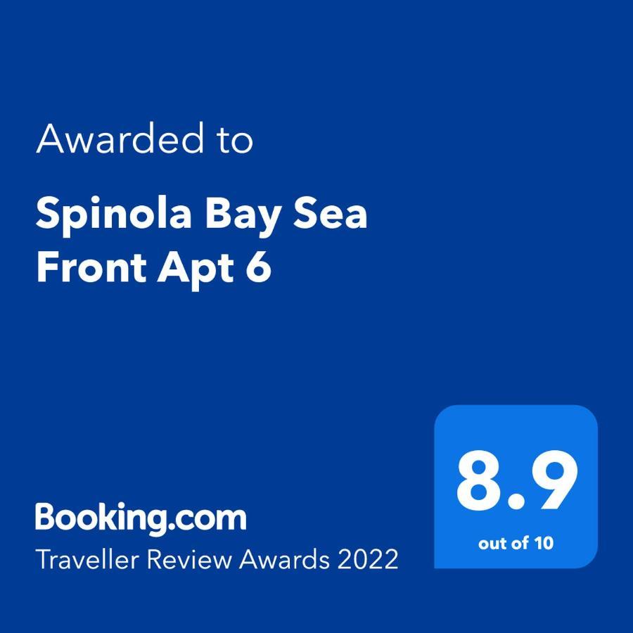 Spinola Bay Sea Front Apt 6 Saint Julian's Exterior photo